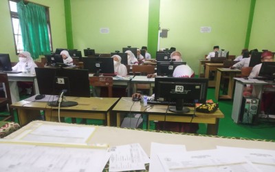 Pelaksanaan ANBK 2022 di MIN 2 Kediri Terpantau Lancar